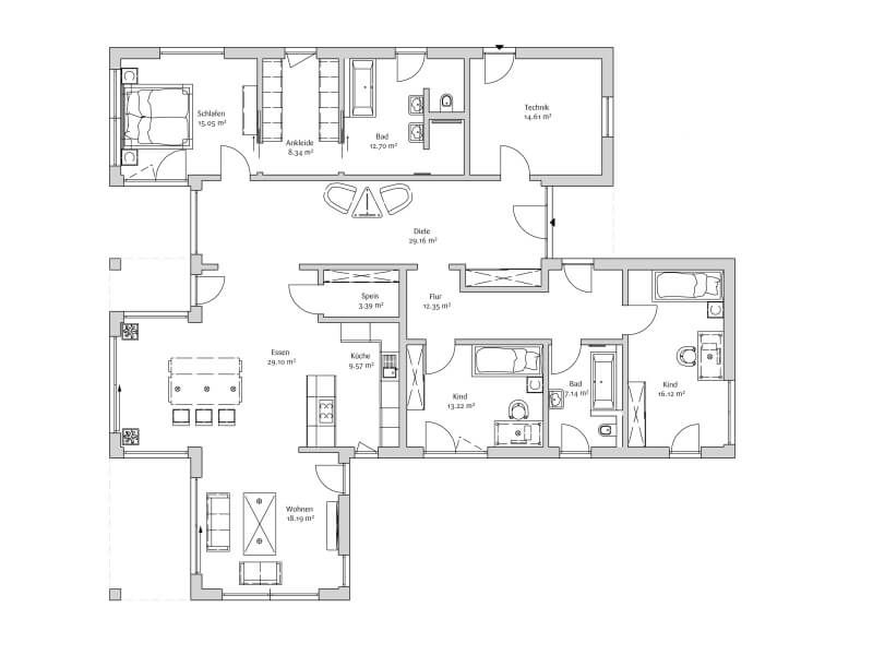 Планы этажей 