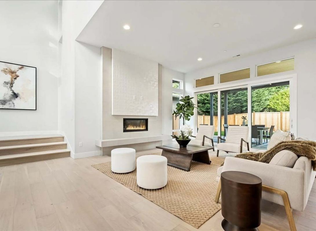 
Гостиная с камином