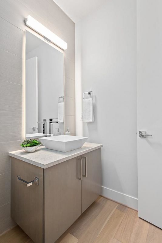 Vanity in the Master Bathroom. Plan JD-23802-2-4