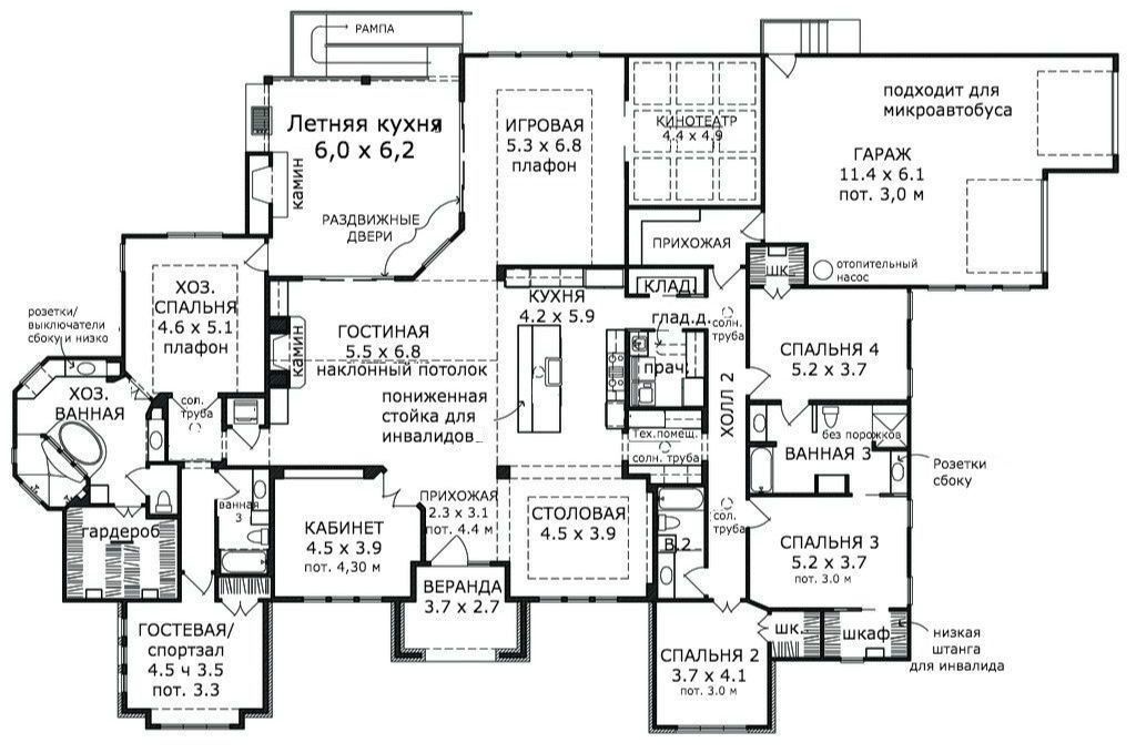 one story house layout plans