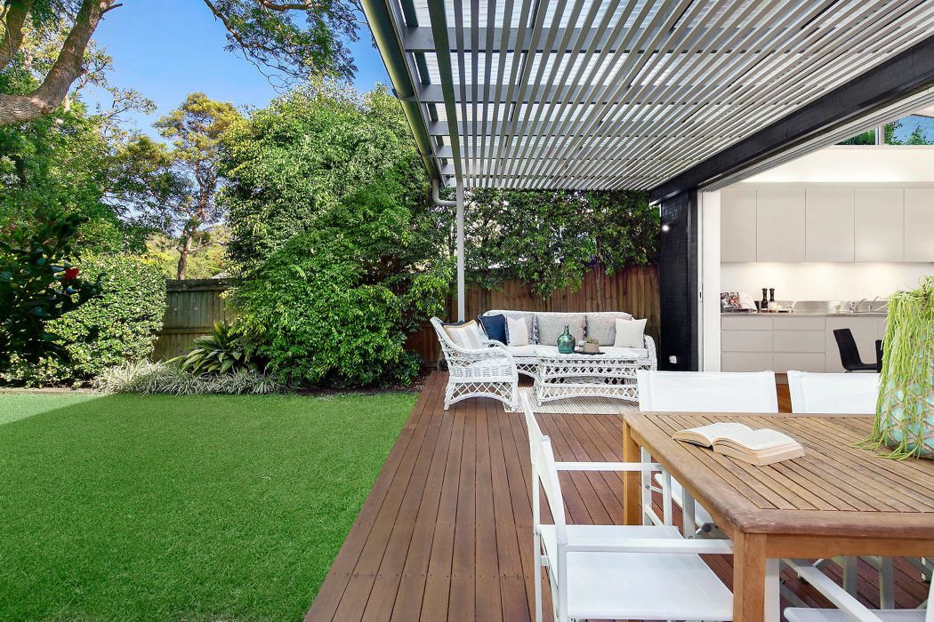 An open terrace