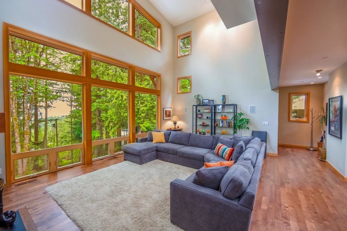 Two story ceiling