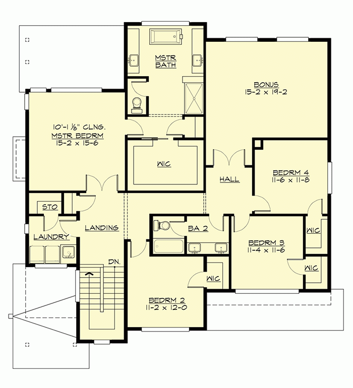 north-west-second-floor-plan