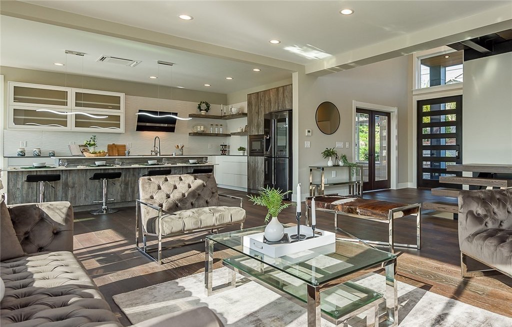 The Great room with open layout