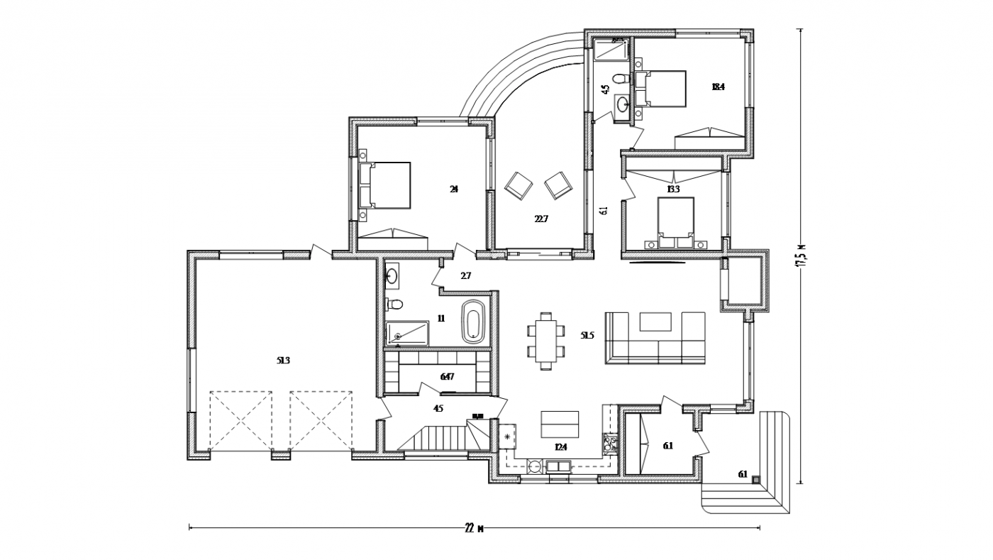 Hitech-house :: Modern Icf House Plan With Basement And Garage