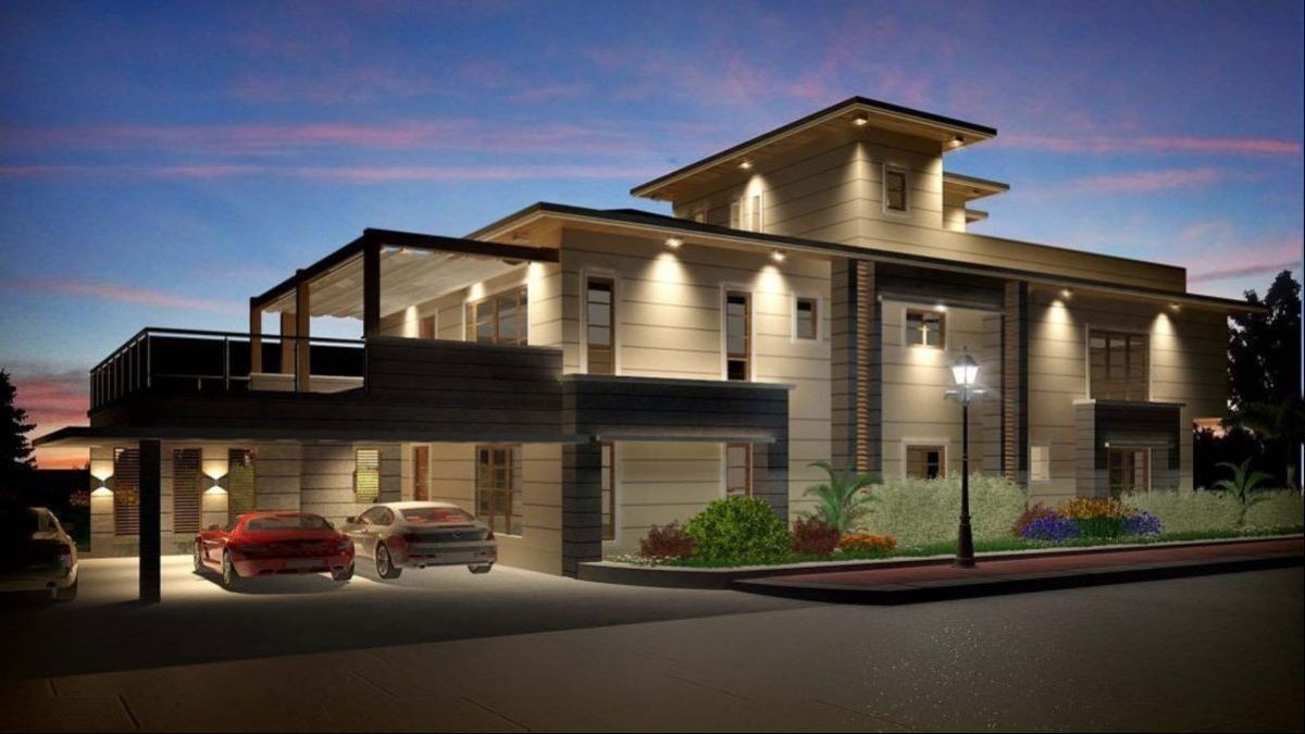 Modern Two Y House Plan Prestige