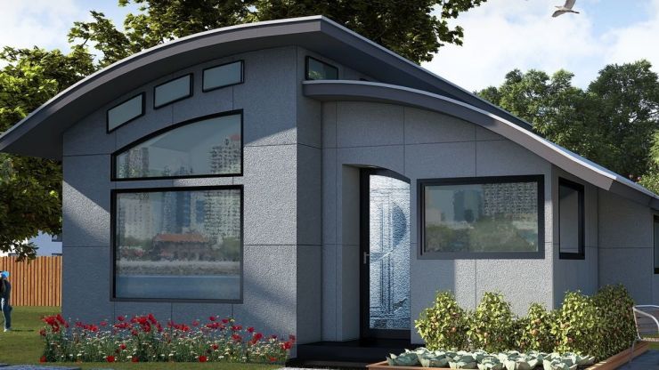 Flex House is a model for “Right-Sized” living in a small-footprint, flexible space that is completely connected, intelligent, reliable, bright and durable.